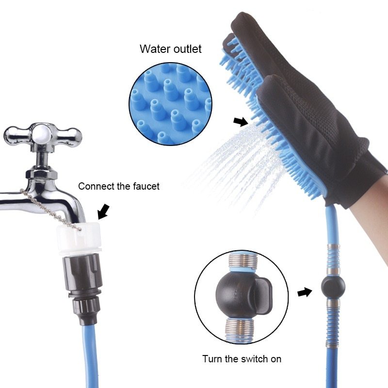 Pet Dog Shower Head Handheld Cat Bathing Shower Tool - key words