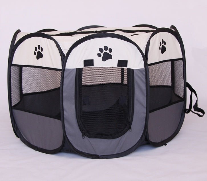Folding Octagonal Pet Fence Oxford Cloth Cat And Dog Kennel - key words