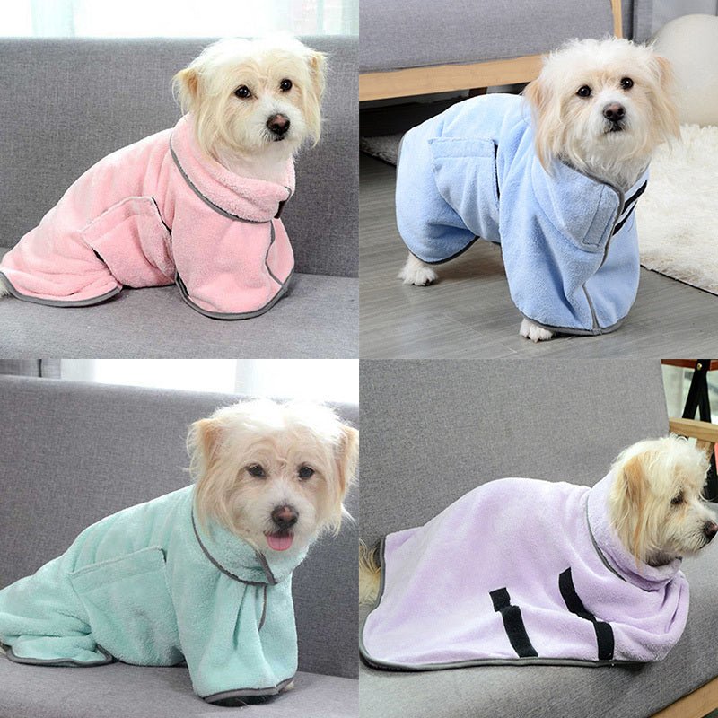 Quick-drying Pet Absorbent Towel Dog Bathrobe Pet Dog Bath Towel For Dogs Cats Microfiber Absorbent Pet Drying Towel Pet Supplies Pet Products - key words