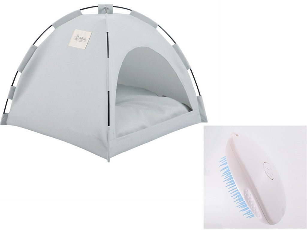 Cat Tent Cooling Mat Dog House Pet Sofa Camping Dog Bed With Cushion For Dog Kennel Indoor Cat Nest Cat Bed Pets Products - key words