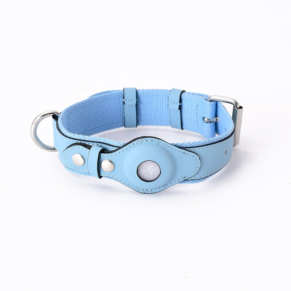 Airtag Pet Collar Tracker Protective Cover Leather Collar - key words