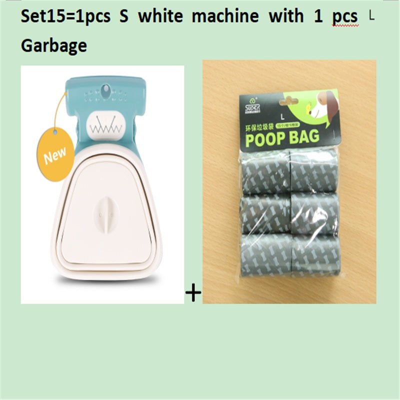 Dog Pet Travel Foldable Pooper Scooper With 1 Roll Decomposable bags Poop Scoop Clean Pick Up Excreta Cleaner Epacket Shipping - key words