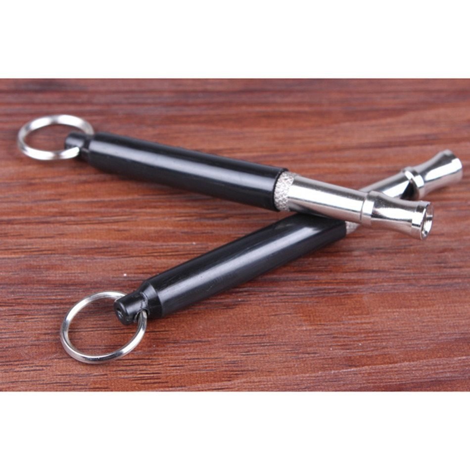 1Pcs Pet Dog Cat Training Obedience Black Whistle Ultrasonic Supersonic Sound Pitch Quiet Trainning Whistles Pets Supplies - Everpeakgoods