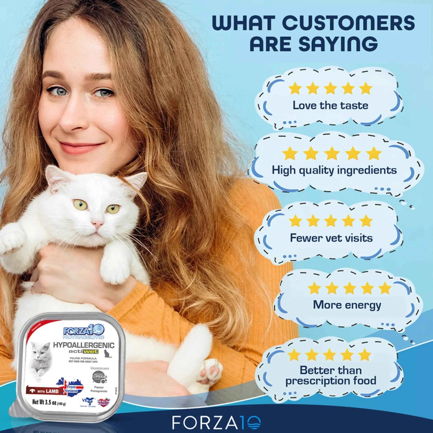 Forza10 Actiwet Hypoallergenic Canned Cat Food - Everpeakgoods