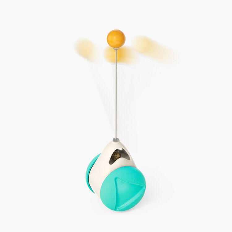 Cat Rotating Windmill Multi-Function Toys Itch Scratching Device Teeth Shining Toy - key words