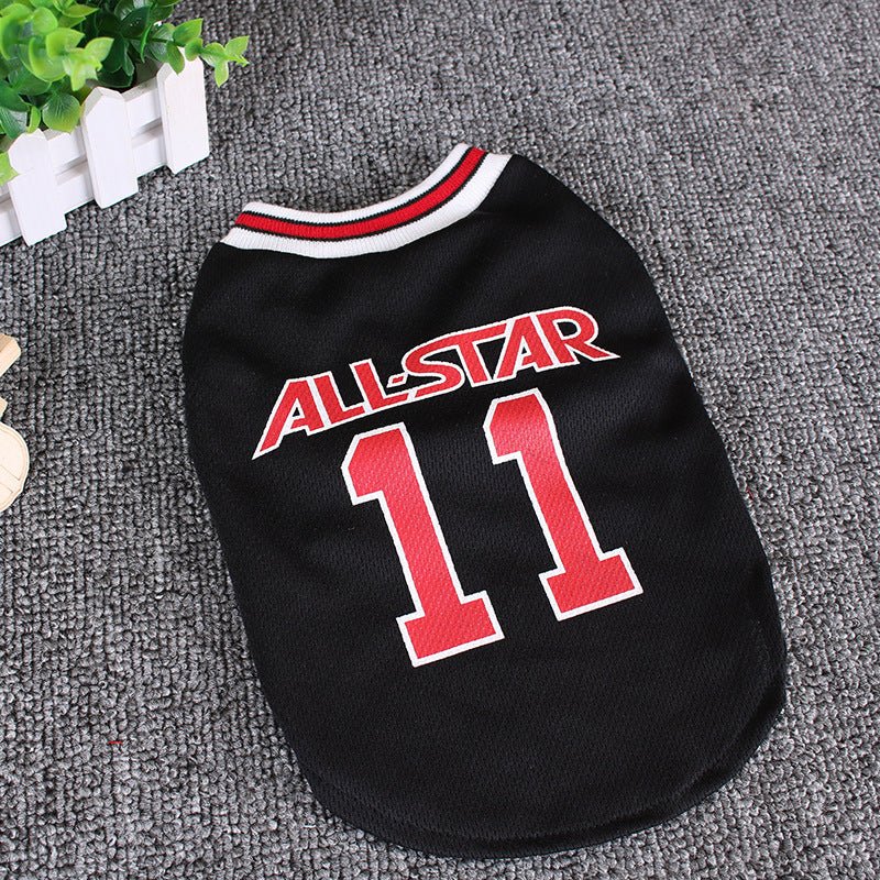 Hot World Cup Ball Spring And Summer Dog Vest Pet Supplies - key words