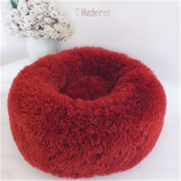 Round Long Hairy Autumn And Winter Nest Pad Cat Mattress - key words