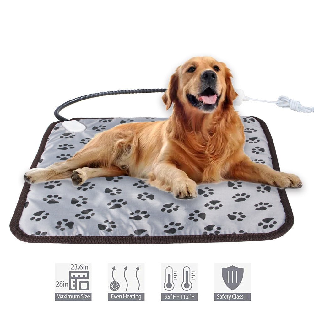 Pet Heating Pad For Dog Cat Heat Mat Indoor Electric Waterproof Dog Heated Pad With Chew Resistant Cord Winter Pet Blanket Warmer - key words