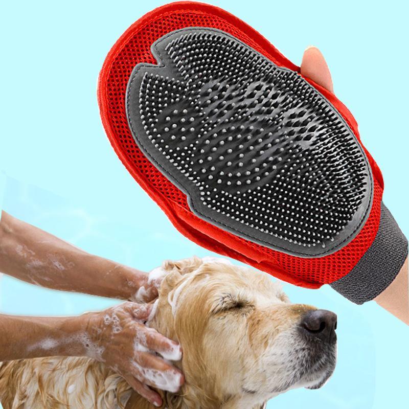 Dog fur Grooming Massage Brush - key words