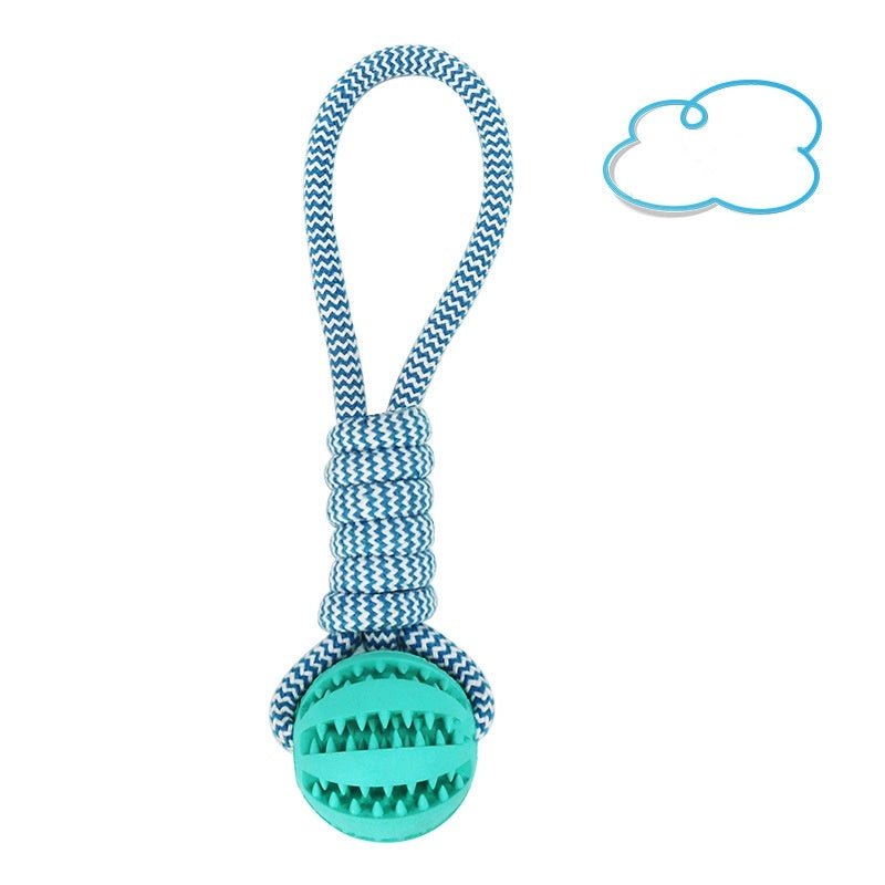 Dog Toys Balls Interactive Treat Rope Rubber Leaking Balls For Small Medium Dogs Chewing Bite Resistant Pet Tooth Cleaning - key words