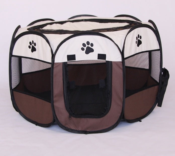 Folding Octagonal Pet Fence Oxford Cloth Cat And Dog Kennel - key words