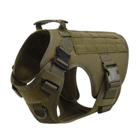 Military Tactical Dog Harness German Shepherd Adjustable Pet Dog Back - key words