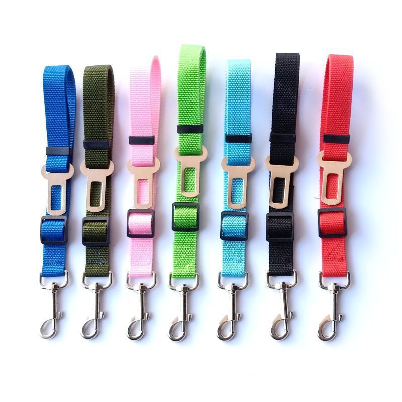 Adjustable Dog Pet Car Safety Seat Belt Restraint Lead Travel Leash - Everpeakgoods
