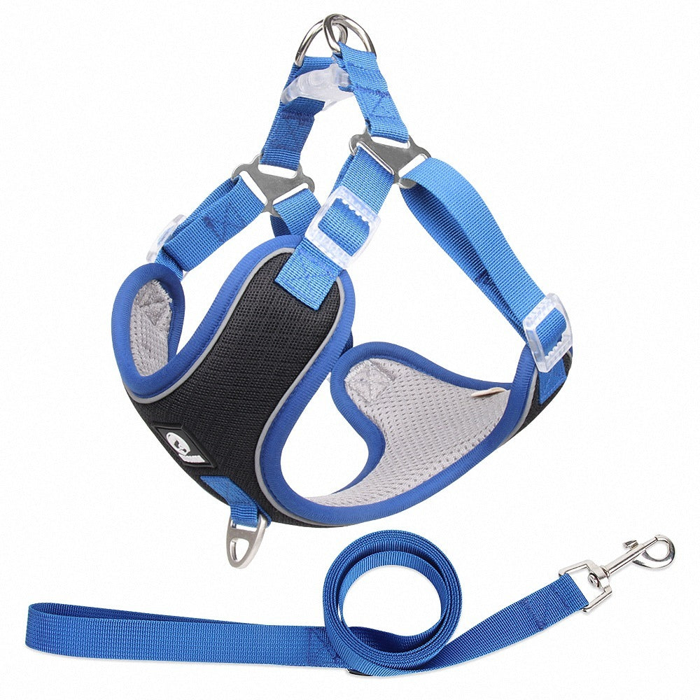 Pet Dog Harness Puppy Adjustable Breathable Mesh Reflective Saddle For Small Medium Dogs Cats Pet Supplies - key words