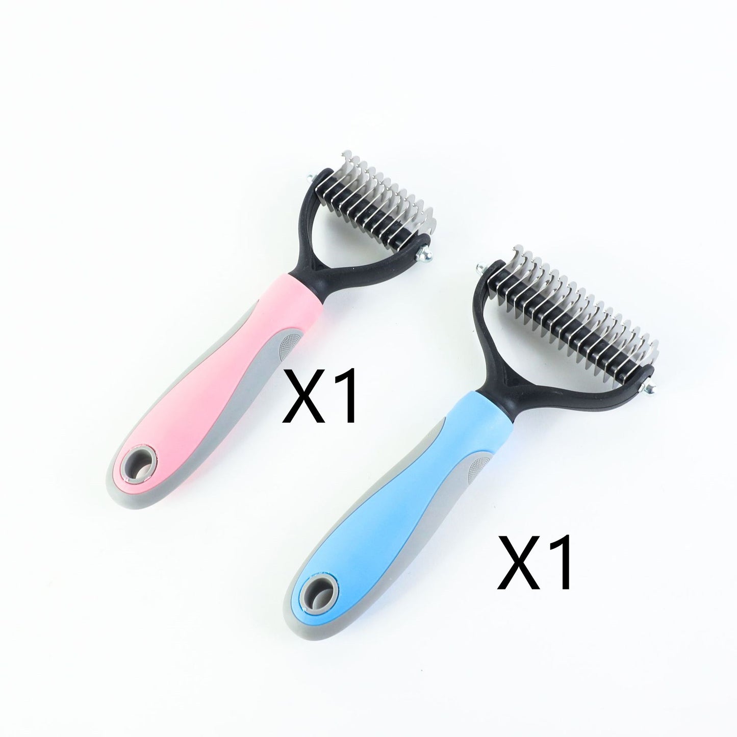 Stainless Double-sided Pet Brush Hair Removal Comb Grooming Dematting Dog Grooming Shedding Tools - key words