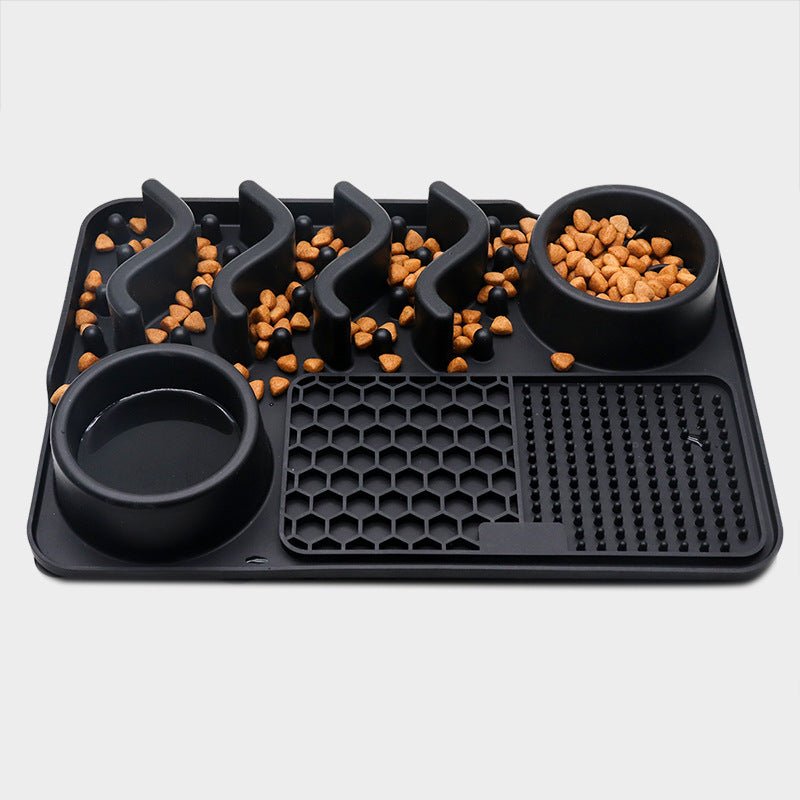 Dog Silicone Licking Pad Pet Licking Mat Silicone Smelling Mat Multifunctional Food Bowl Pets Supplies - key words