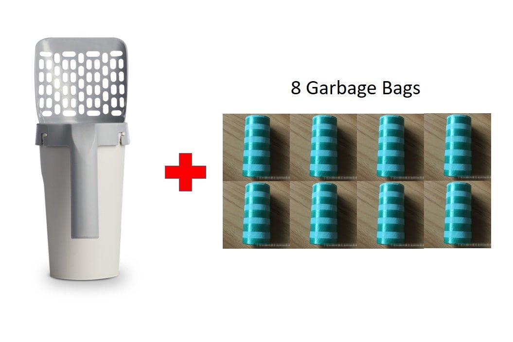 Storage Box Integrated Lazy Cat Litter Shovel Set - key words