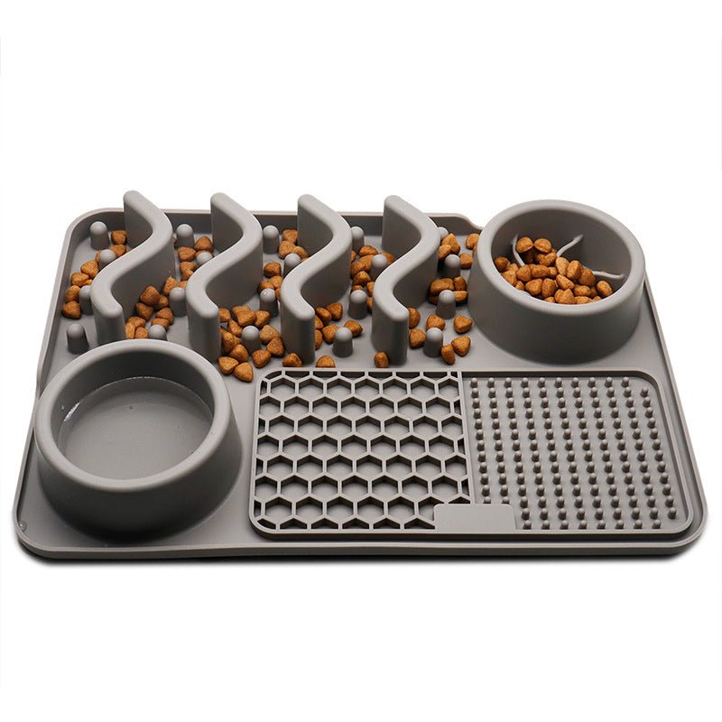 Dog Silicone Licking Pad Pet Licking Mat Silicone Smelling Mat Multifunctional Food Bowl Pets Supplies - key words