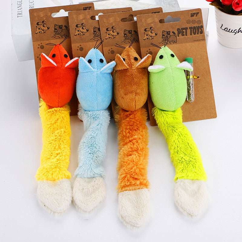Long Tail Mouse Cat Teaster Toys Funny Pet Toys Cat Toys Mouse Trainning Funny Playing Toys Interactive Pets Products - key words