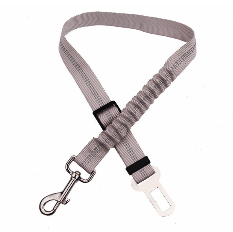 Adjustable Dog Seat Belt Dog Car Seatbelt Harness Leads Elastic Reflective Safety Rope - key words