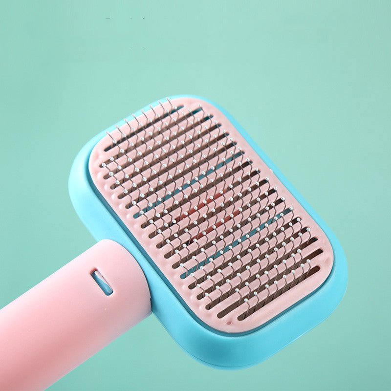 New Pet Cat Dog Hair Brush Hair Massage Comb Open-Knot Brush Grooming Cleaning Tool Stainless Steel Comb - key words
