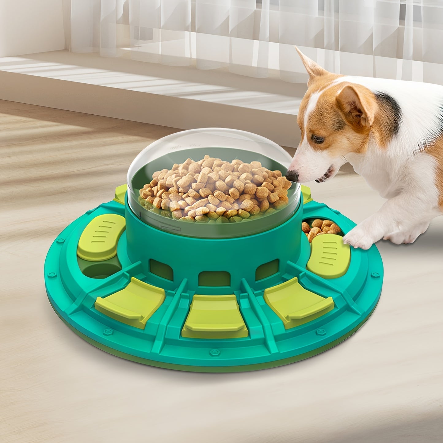 Interactive Dog Puzzle Toy For IQ Improvement And Slow Feeding Suitable For All Sizes Pets Nutritious Diet-Friendly Non-Electric Plastic Pets Game Pet Products - key words
