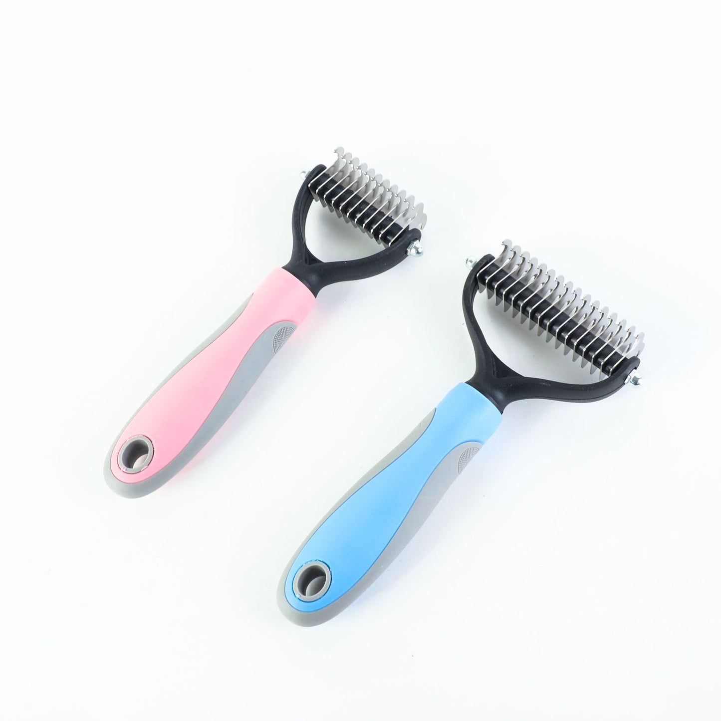 Stainless Double-sided Pet Brush Hair Removal Comb Grooming Dematting Dog Grooming Shedding Tools - key words