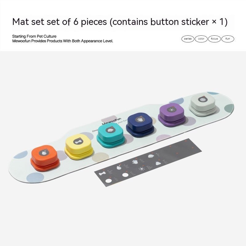 4 Colors Pet Communication Button One - click Prevent Physical Inactivity Recordable Dog Talking Button Toy Cat Toy Pet Products - Everpeakgoods