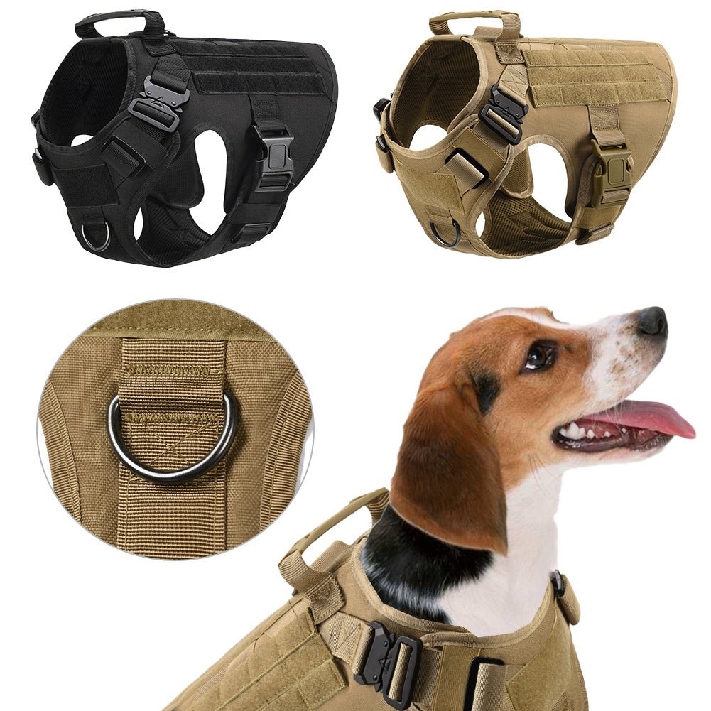 Military Tactical Dog Harness German Shepherd Adjustable Pet Dog Back - key words