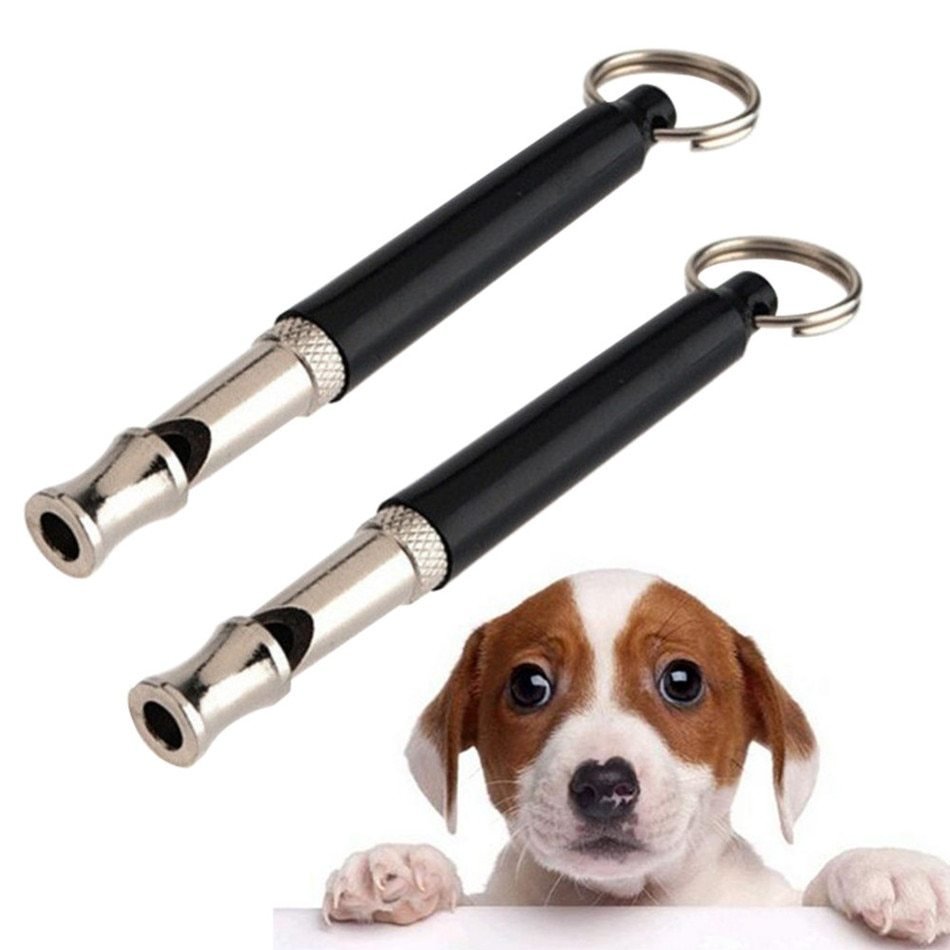 1Pcs Pet Dog Cat Training Obedience Black Whistle Ultrasonic Supersonic Sound Pitch Quiet Trainning Whistles Pets Supplies - Everpeakgoods