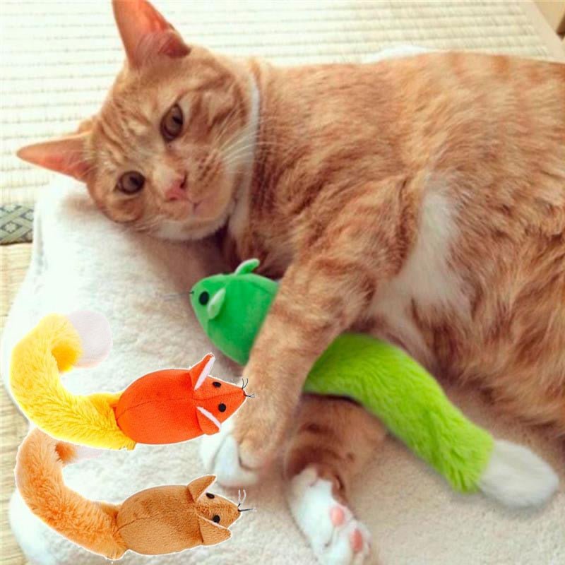 Long Tail Mouse Cat Teaster Toys Funny Pet Toys Cat Toys Mouse Trainning Funny Playing Toys Interactive Pets Products - key words