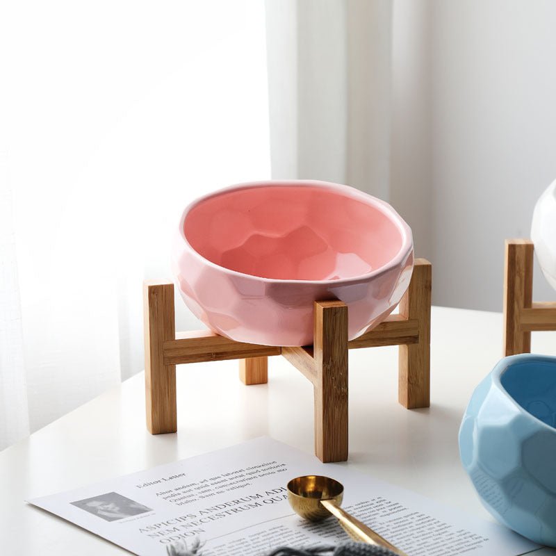 Pet bowl oblique mouth cat bowl food bowl dog bowl method bucket food bowl - key words