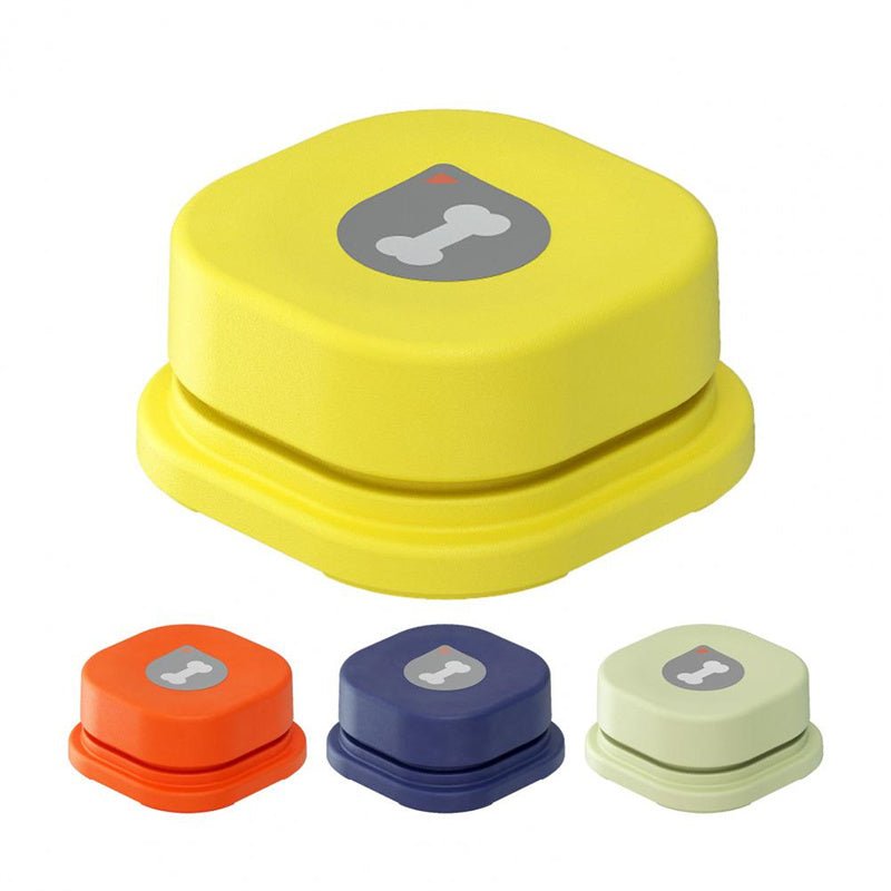 4 Colors Pet Communication Button One - click Prevent Physical Inactivity Recordable Dog Talking Button Toy Cat Toy Pet Products - Everpeakgoods
