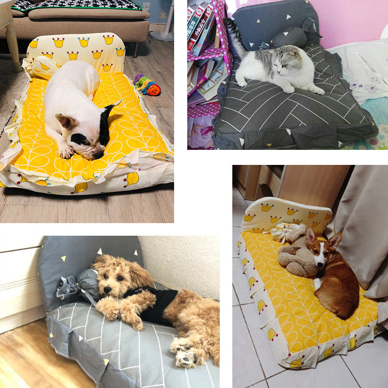 Teddy small dog pet bed - key words