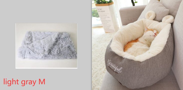 Pet Dog Bed Warming Soft Sleeping Bag Cushion Puppy Kennel - key words