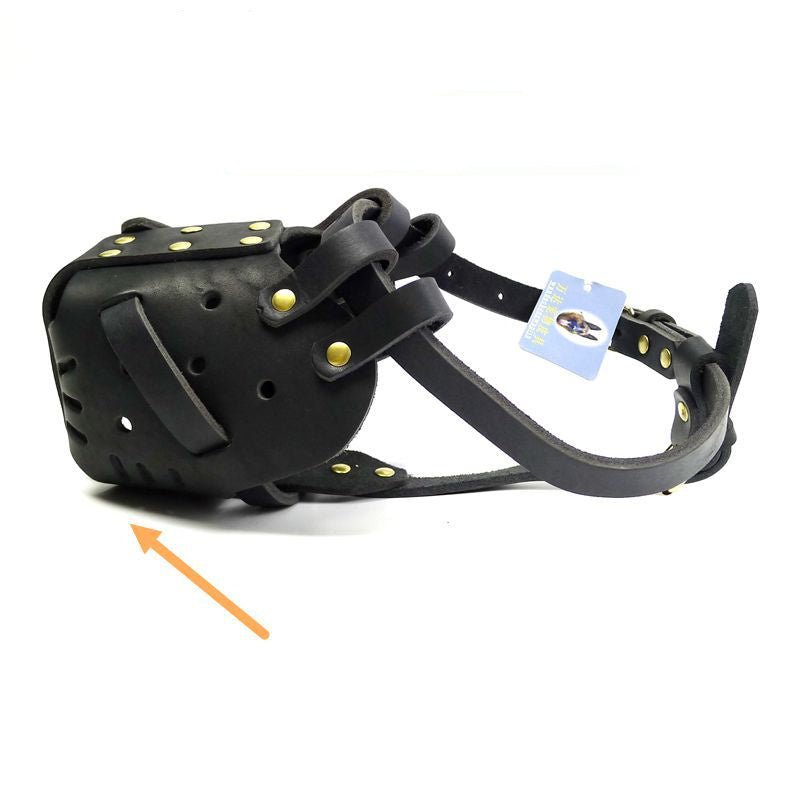 Cowhide Dog Muzzle Medium And Large Dog Horse Dog - key words
