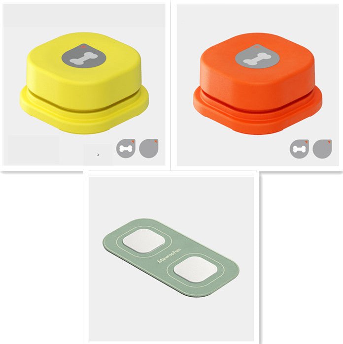 4 Colors Pet Communication Button One - click Prevent Physical Inactivity Recordable Dog Talking Button Toy Cat Toy Pet Products - Everpeakgoods
