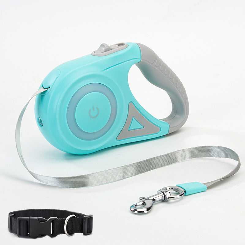 Dog Leash Retractable Leash And Dog Collar Spotlight Automatic Pet Dog Cat Traction Rope For Small Medium Dogs Pet Product - key words