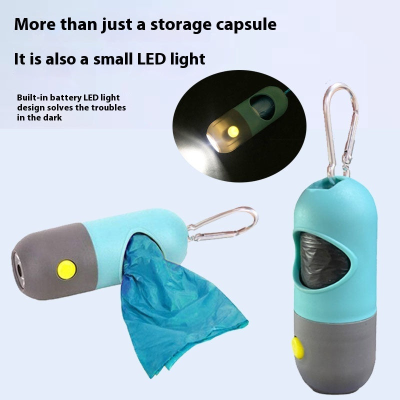 Led Light Pet Waste Bag Dispenser For Dogs Cats Dog Poop Scooper Bags Waste Bags Holder Dispensers Pet Clean Accessories - key words