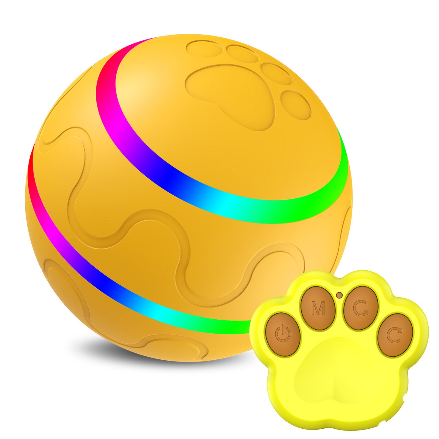 Pet New Cat Wicked Ball Toy Intelligent Ball USB Cat Toys Self Rotating Ball Automatic Rotation Ball - key words