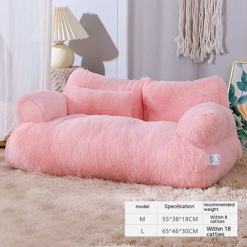 Luxury Cat Bed Sofa Winter Warm Cat Nest Pet Bed For Small Medium Dogs Cats Comfortable Plush Puppy Bed Pet Supplies - key words