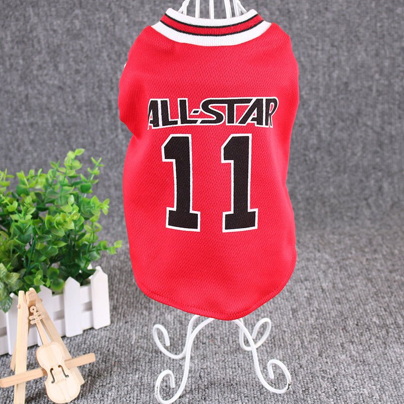 Hot World Cup Ball Spring And Summer Dog Vest Pet Supplies - key words