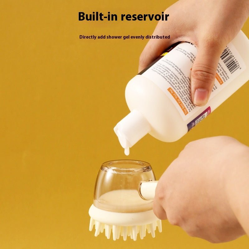 3 In 1 Pets Bath Brush For Dogs And Cats Shower Massage Brush, Depilation Comb And Foaming Tool, Anti - frizz Beauty Brush Pet Products - Everpeakgoods
