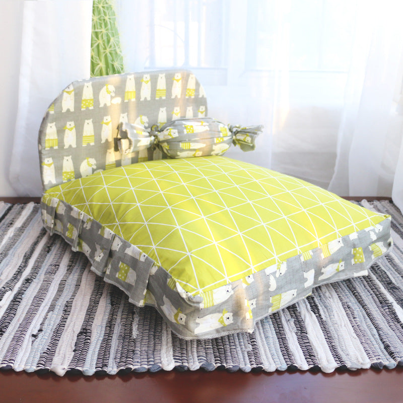 Teddy small dog pet bed - key words