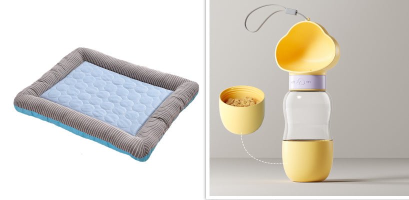 Pet Cooling Pad Bed For Dogs Cats Puppy Kitten Cool Mat Pet Blanket Ice Silk Material Soft For Summer Sleeping Blue Breathable - key words