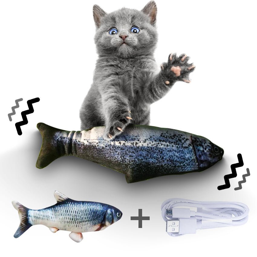 Without Cat Nip Version - Electric Jumping Fish Simulation Electric Fish Toy - key words