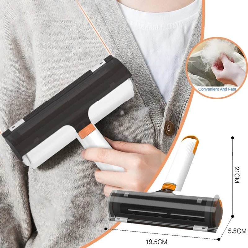 2 In 1 Pet Hair Removal Roller Multifunctional Portable Washable Hair Removal Brush Pet Supplies - Everpeakgoods