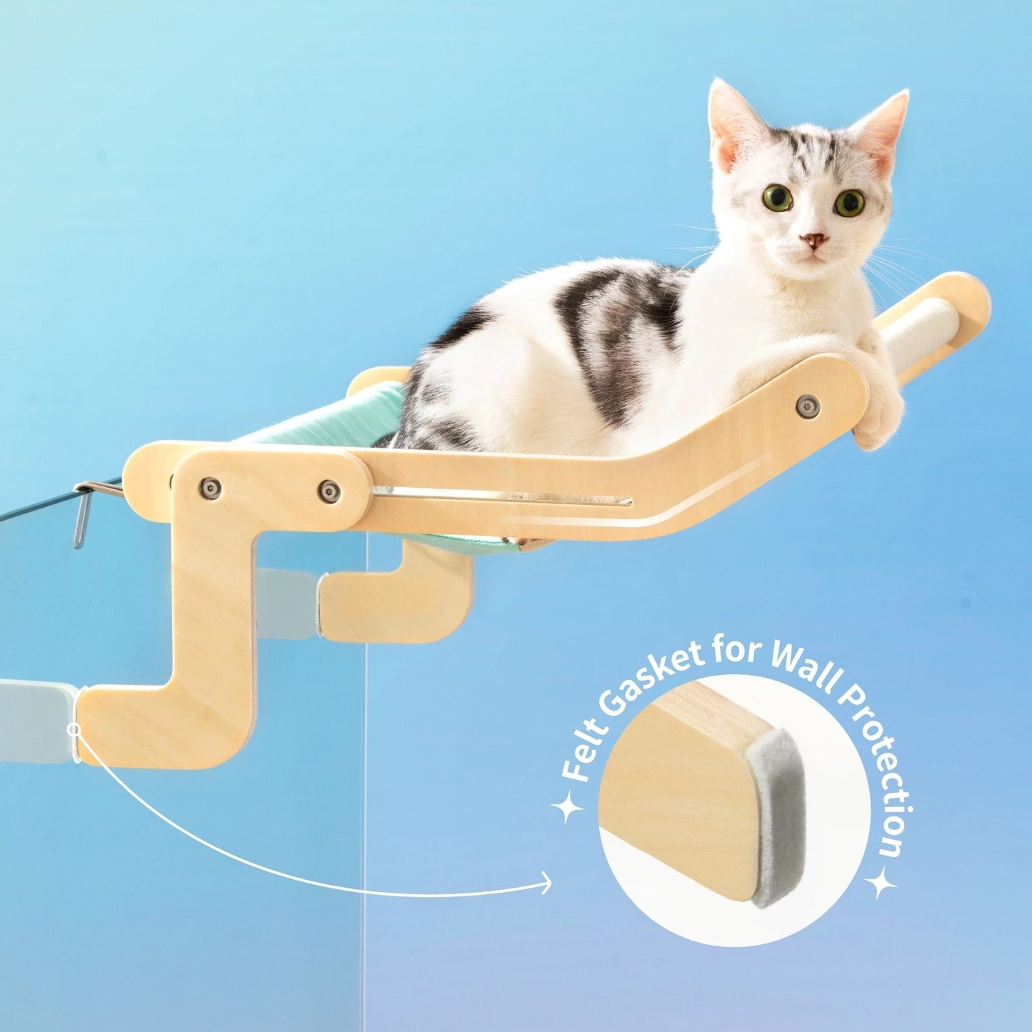 Mewoofun Pet Cat Window Perch 4 Color Wooden Assembly Hanging Bed Cotton Canvas Easy Washable Multi-Ply Plywood New Dropshipping - key words