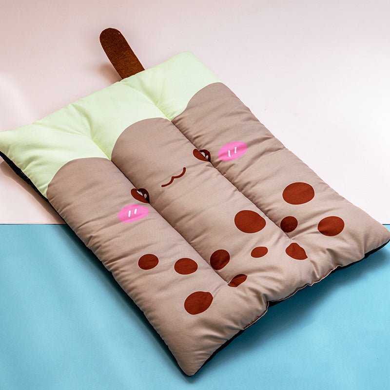 Dog Cooling Mat Pet Beds Cat Rug Ice Silk Pet Self Cooling Pad Blanket Summer Washable Oxford Farbric Cooling Down Summer Fruit - key words