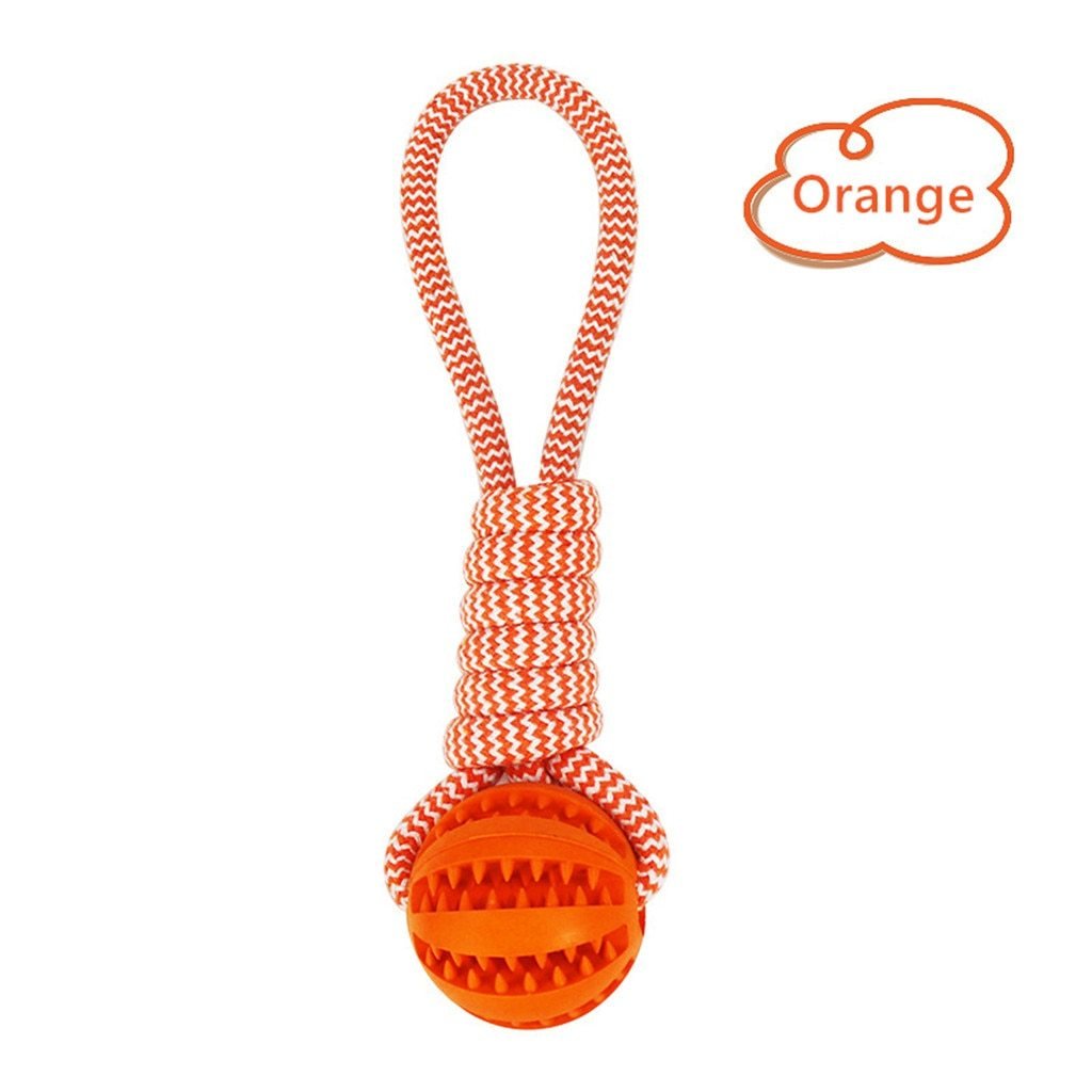 Dog Toys Balls Interactive Treat Rope Rubber Leaking Balls For Small Medium Dogs Chewing Bite Resistant Pet Tooth Cleaning - key words